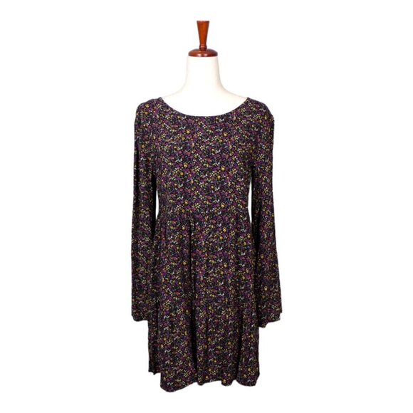 Arizona Jean Company Long Flared Sleeve Prairie Boho Cowgirl Dress Size M #731 - Picture 1 of 4